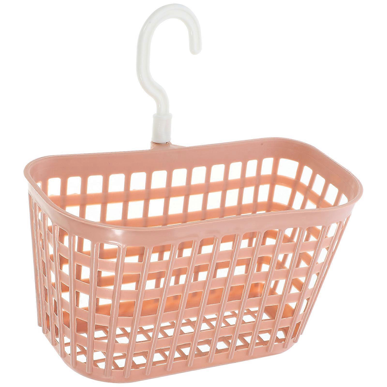 Sink Storage Basket 2Pcs Rectangular Kitchen Organizer For General Consumers With Quick Draining Feature In Pink