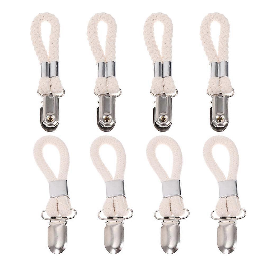 Multipurpose 32 Pcs Kitchen Towel Clips With White Metal Hooks For Bathroom And Kitchen Easy Hanging Rectangular Design