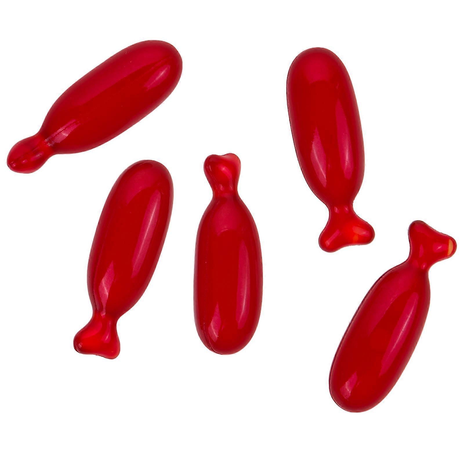 Theatrical Fake Blood Props 15 Pcs For Film Halloween Dark Red Capsule Create Gashes Prank Effects