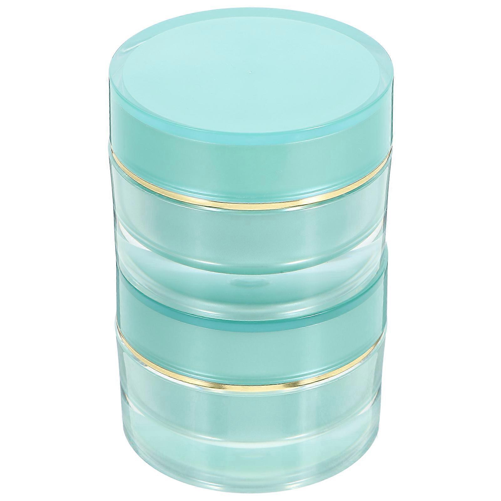 Travel Makeup Bottles Acrylic Empty Cream Jars for Storage 8Pcs