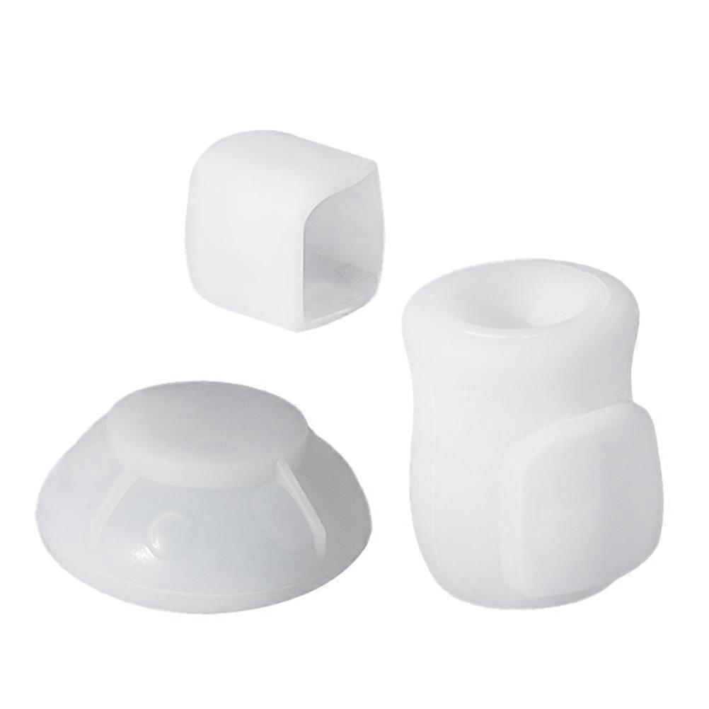 Reusable Silicone Candle Holder Mold For Crafting Mushroom Shape 3Pcs Perfect For DIY Enthusiasts And Professionals