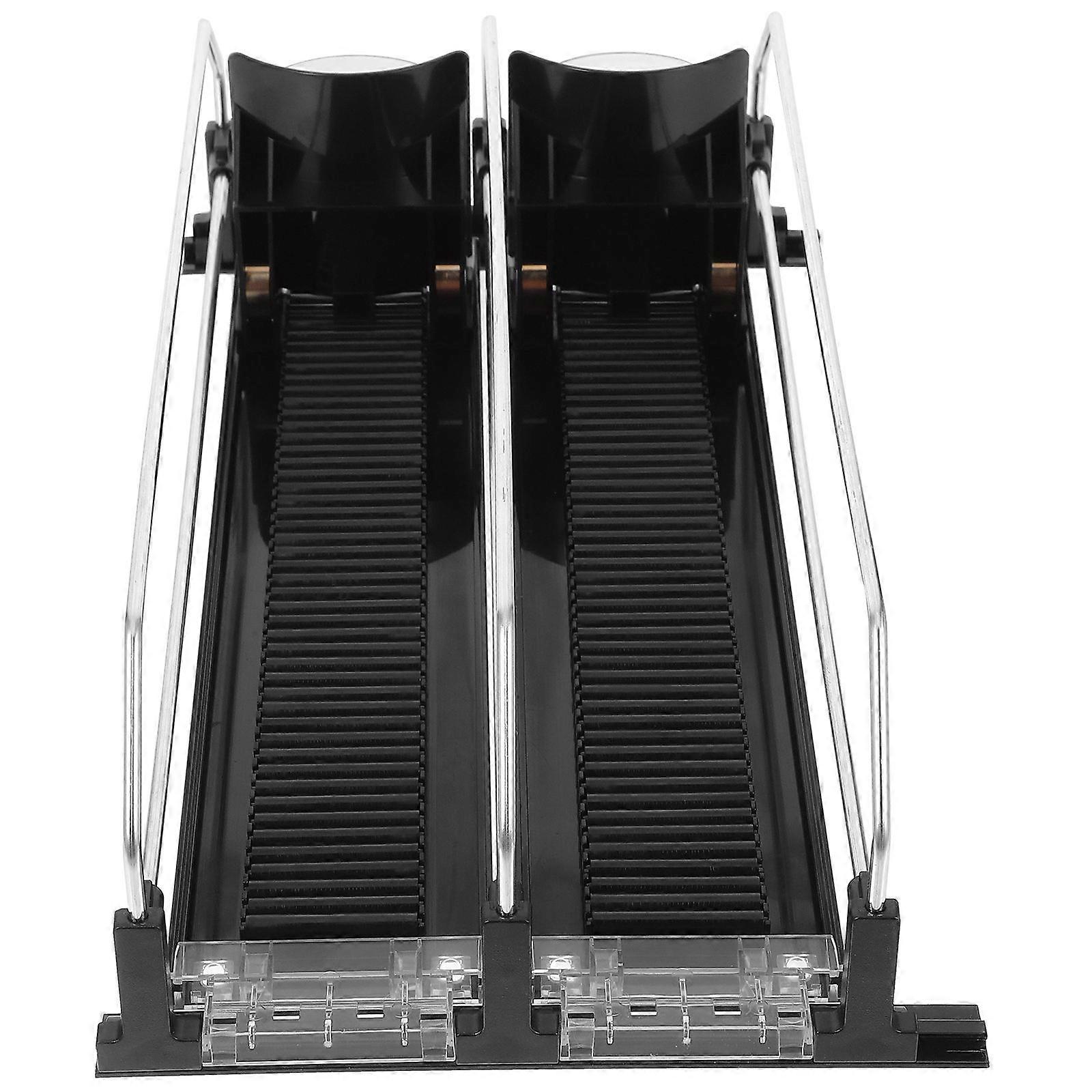 Soda Can Organizer Dispenser 3 Sets For Pantry Self Replenishment Rectangular Shape Organizing Drinks 6Pcs