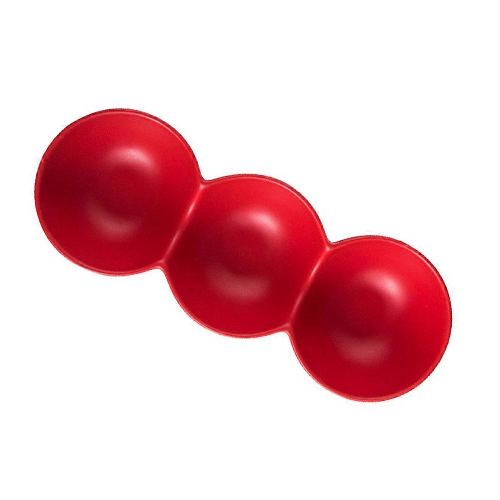 Ceramic Fruit Dish for Salad Storage Container Round Bowl Red