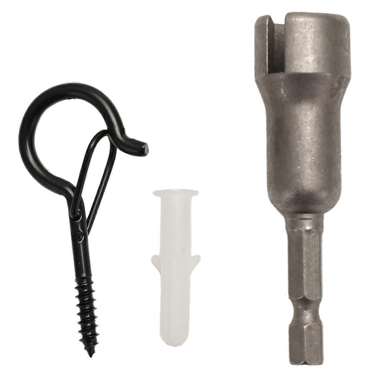 50 Pack Screw-In Hooks for Outdoor String Lights