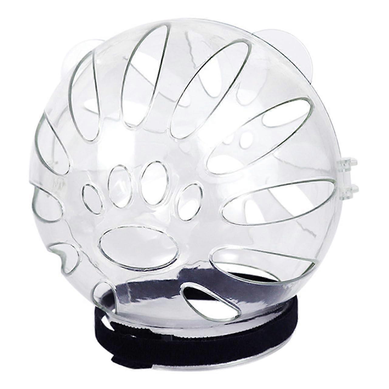 Cat Helmet for Grooming - Bubble Cat Helmet Prevents Biting and Licking, Soft Transparent Material, 13.5x11cm Size