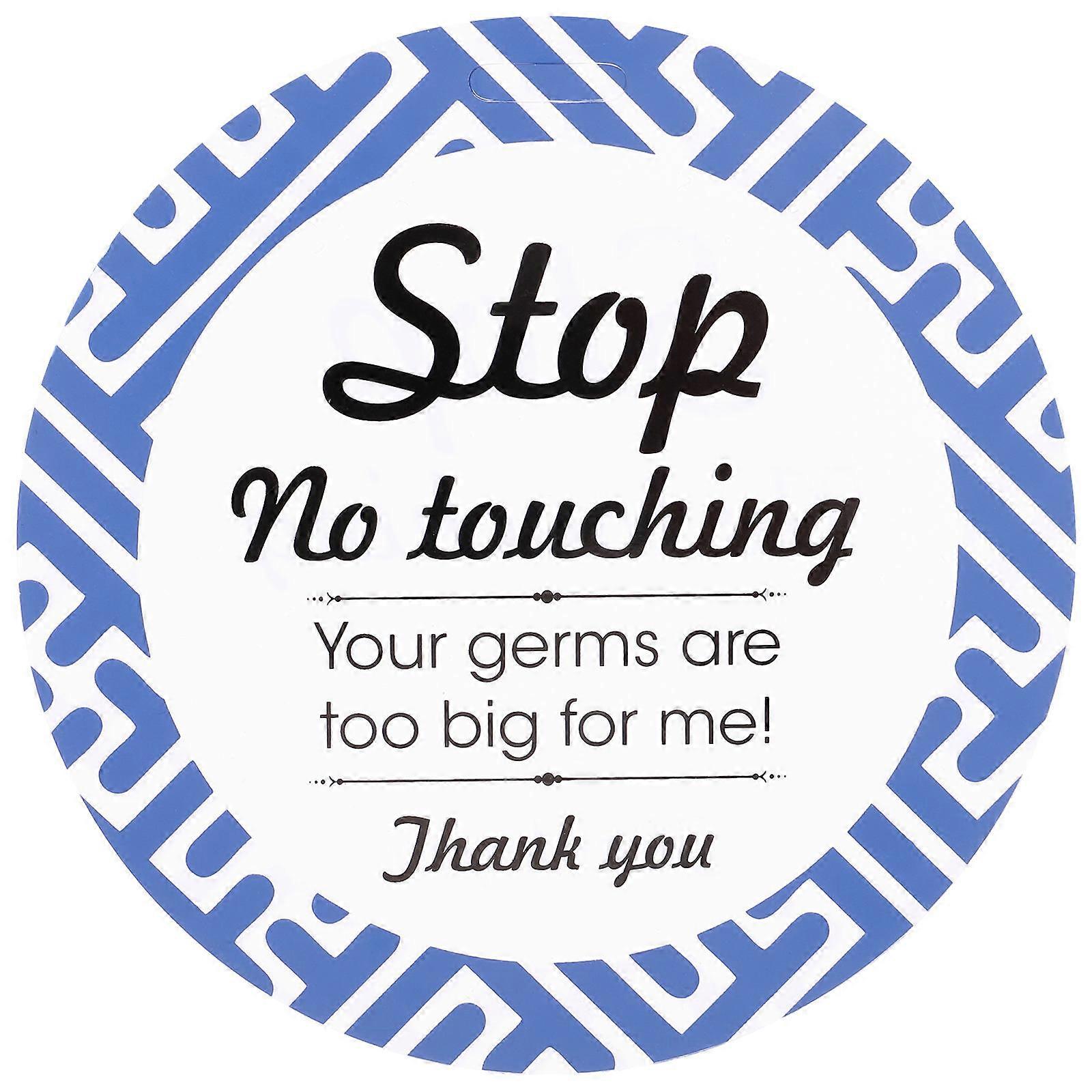 Caution Sign No Touching Safety Sign for Baby Stroller 3Pcs Pack