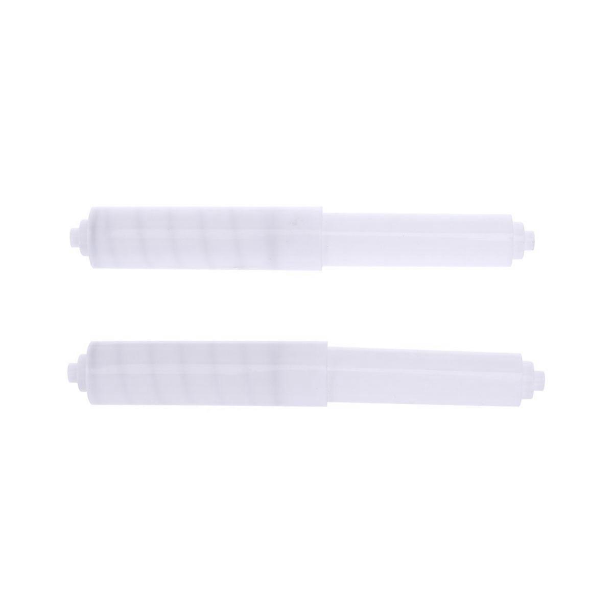 Cylindrical Toilet Paper Roller 6 Pcs Plastic Spring Loaded Replacement For Office Use