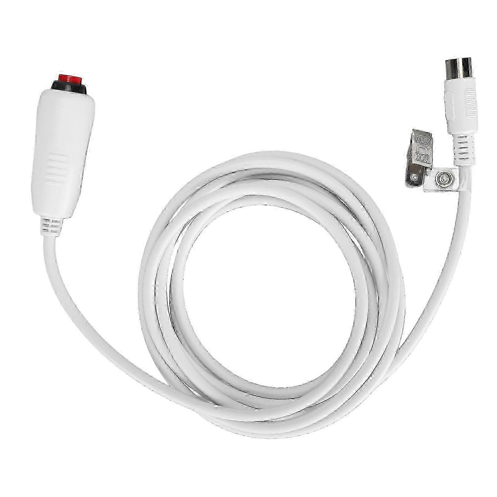 Emergency Push Button Cable for Nurse Call System, DIN 8 Pin Replacement with Clip