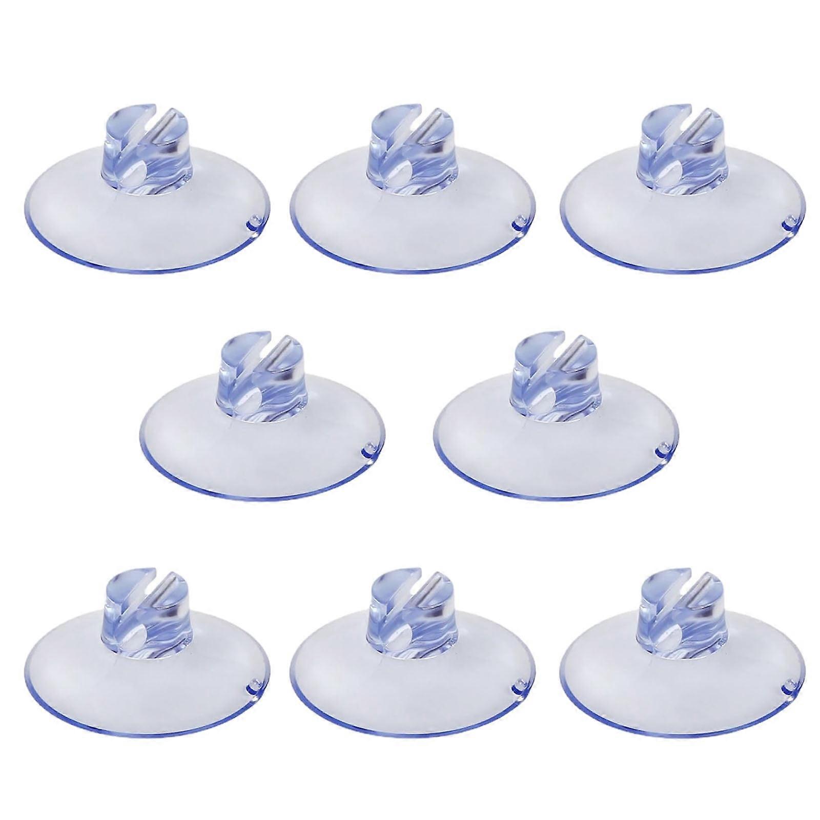 8pcs Clear PVC Suction Cups 4cm, Compatible with Cat Window Perch & Hammock, Thickened Replacement for Bed Seat Accessories, Cord Hooks