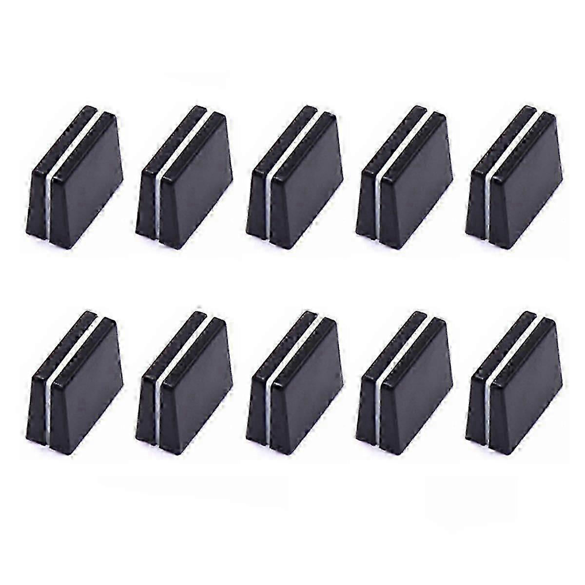 10pcs Fader Caps Mixer Fader Slider Knobs Replacement Buttons Caps Compatible with Mixer Console Acc
