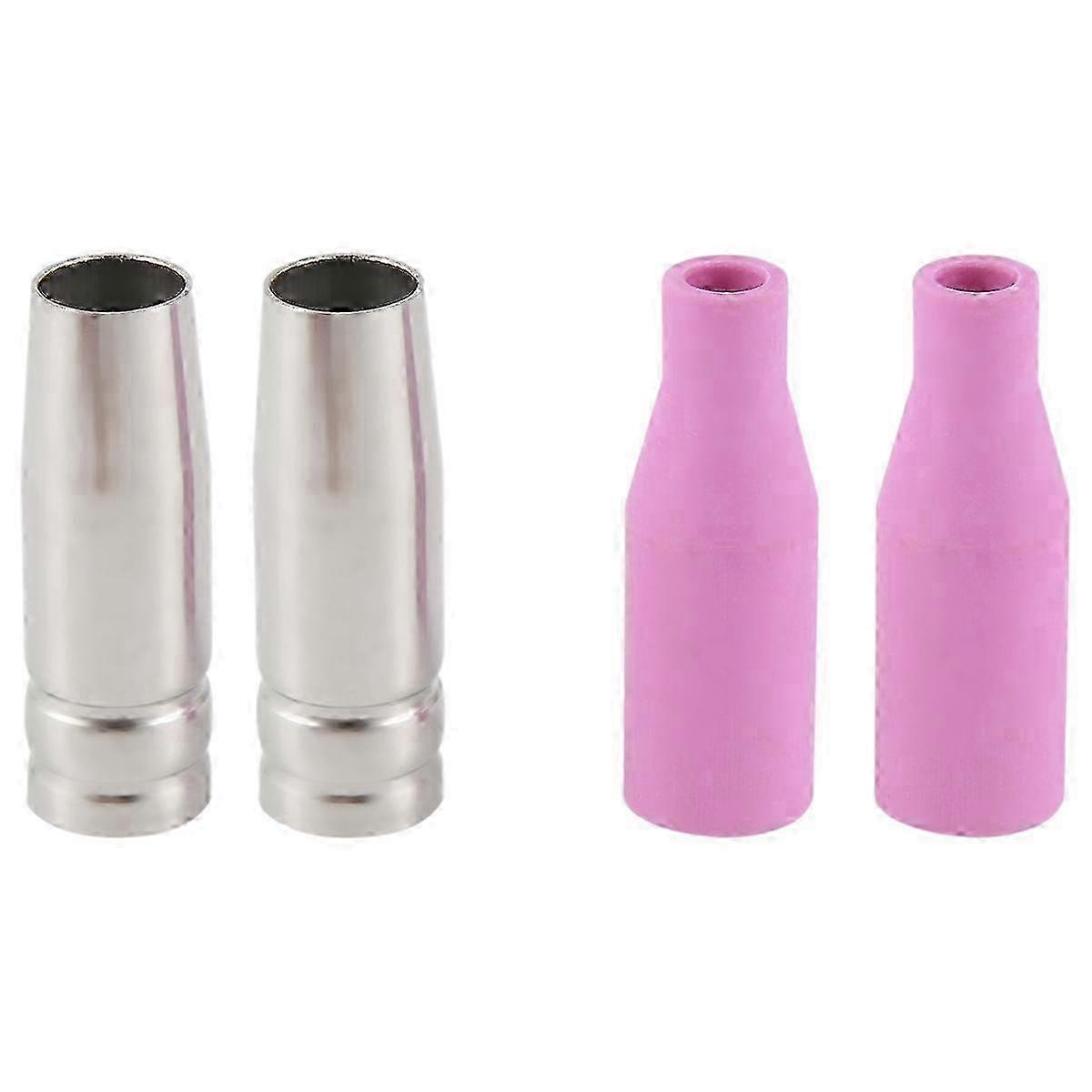 Mig Nozzle Set of 16 Pieces AK15 for Welding Torch Cap Tip Contact 0.8mm MB15 Ceramic Accessories