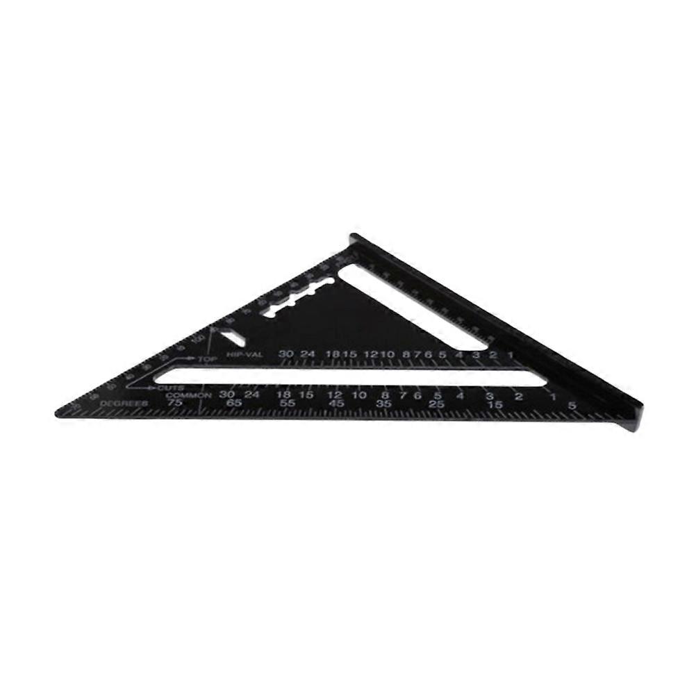 Square Protractor 7 Inches Triangle Ruler for Measuring