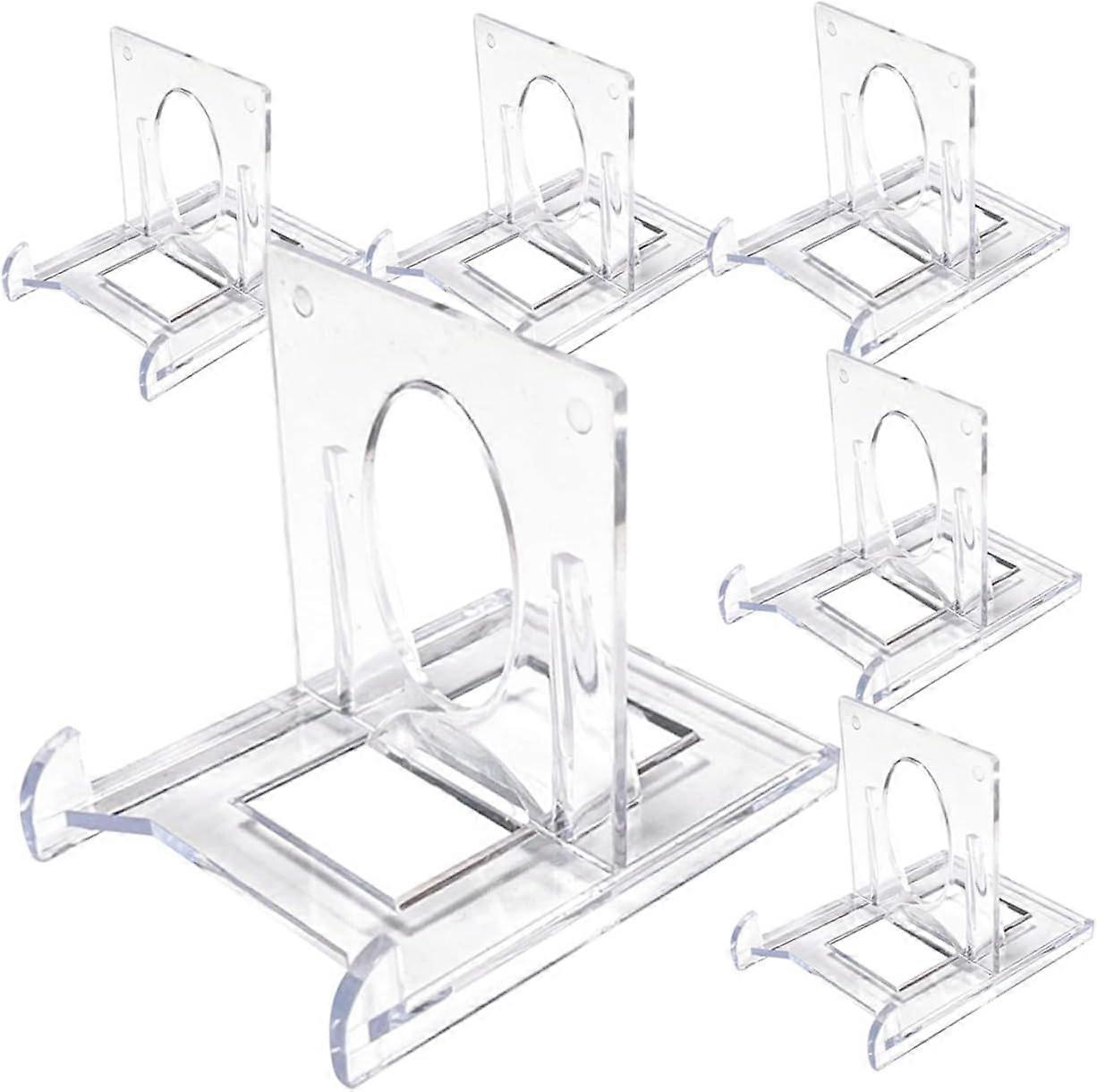 10pcs Adjustable Plastic Easel Stands for Displaying Cards Plates and Artworks Display Holder for Business Cards Picture Frames and Collectibles