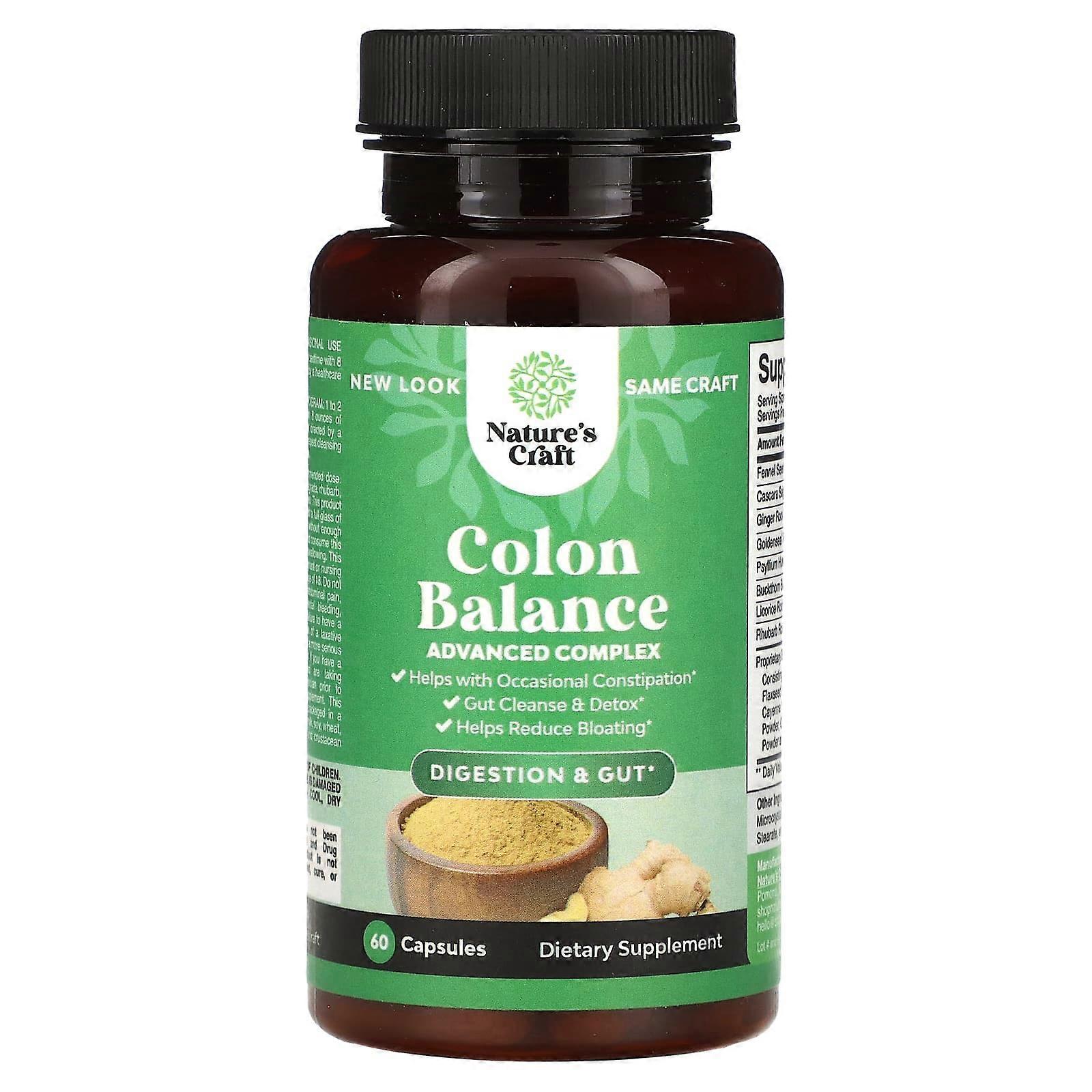 Colon Balance, Advanced Complex, 60 Capsules