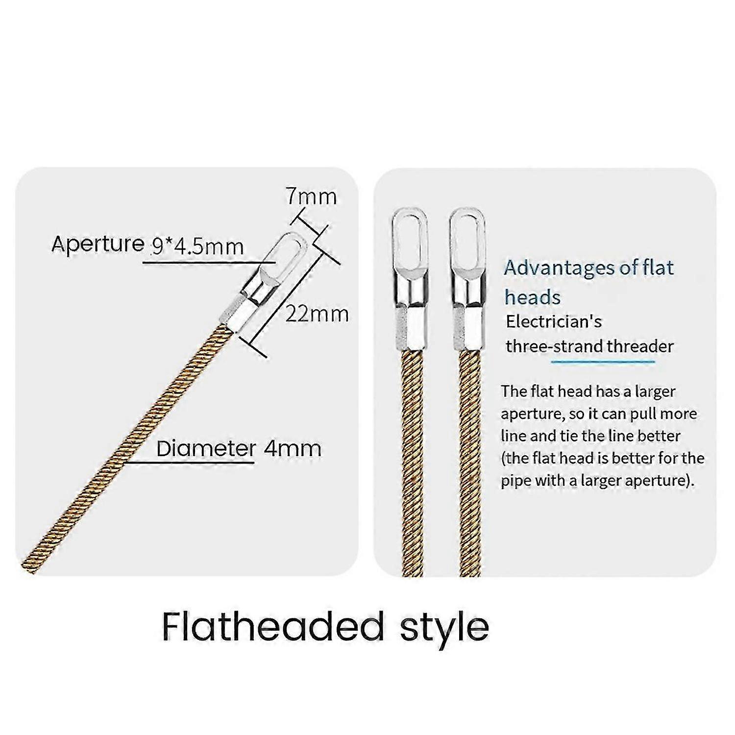 15M Universal Wire Lead Threading Device Tool Electrical Cable Running Puller Electrician Threading