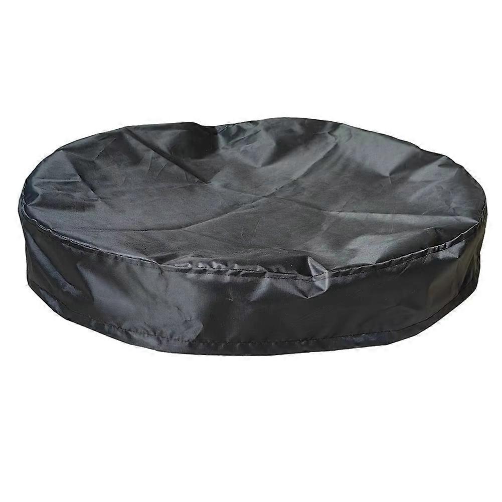 55 Gallon Drum Cover with Stretchable Drawstring Fit Most Water Barrel and Trash Can Waterproof Rain Barrel Cover