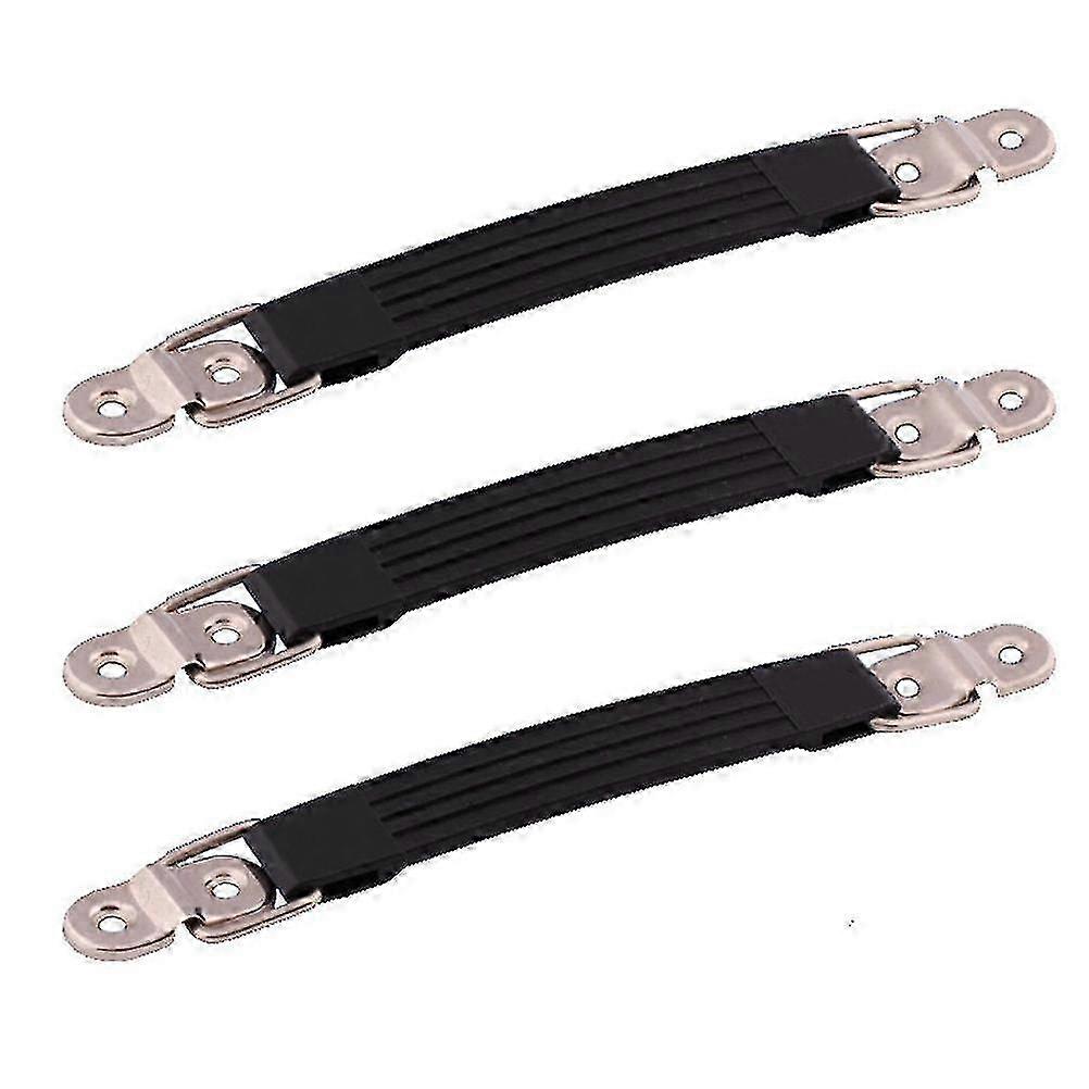 3pcs Flexible Handle Simple Practical Handle Furniture Handle For Cabinet Wardrobe Suitcase (black) Z