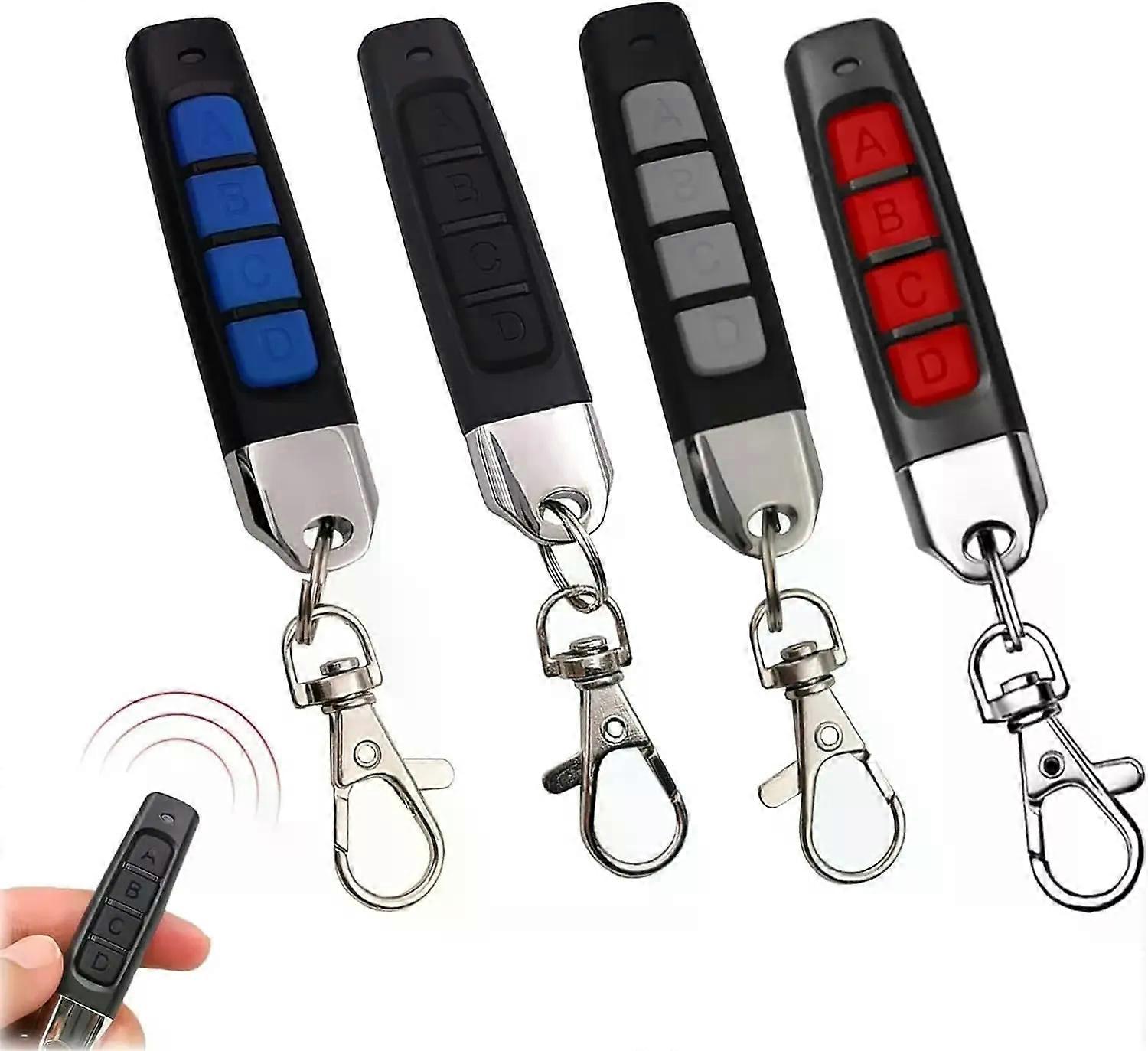 433MHz Door Remote Control Universal 4 Keys Copy Garage Remote Control Cloning Electric Gate Remote Controller Duplicator Key