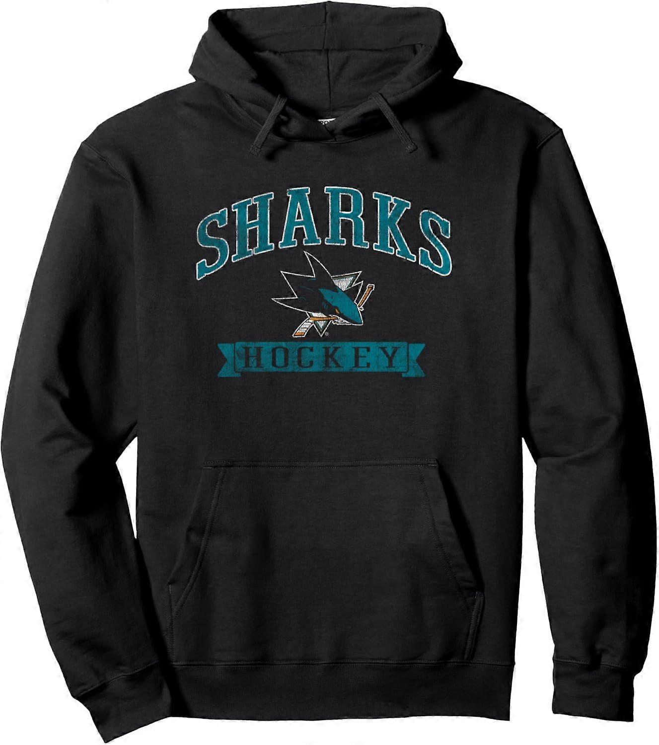 Sudaderas con capucha San Jose Sharks Icon Dark Heather YF 0489