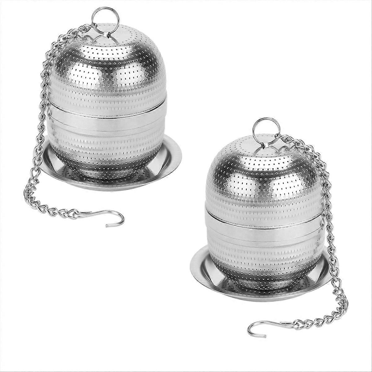 2Pcs Tea Infuser, Ball Mesh Tea Strainer, for Tea, Most Cups &Teapots