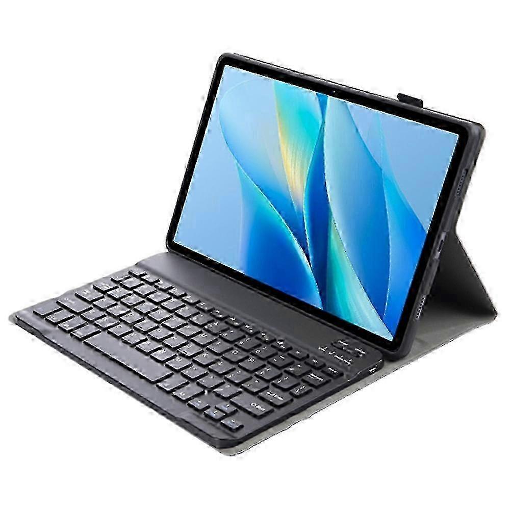 AV13 For vivo Pad Air/iQOO Pad Air Leather+TPU Tablet Case with Bluetooth Keyboard-Black