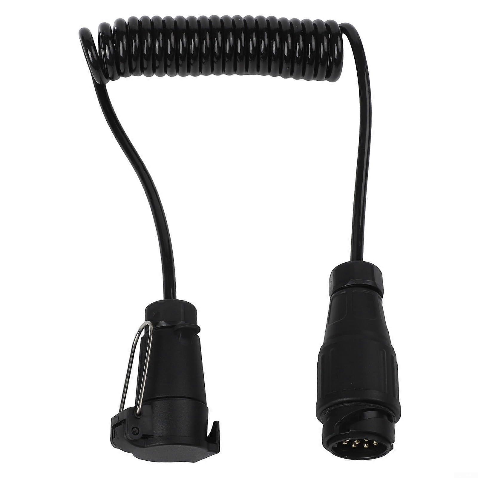 13 Core to 7 Core Trailer Connector Extension Wire, 12V, Spring Wire, Towing Electrical Compatibility