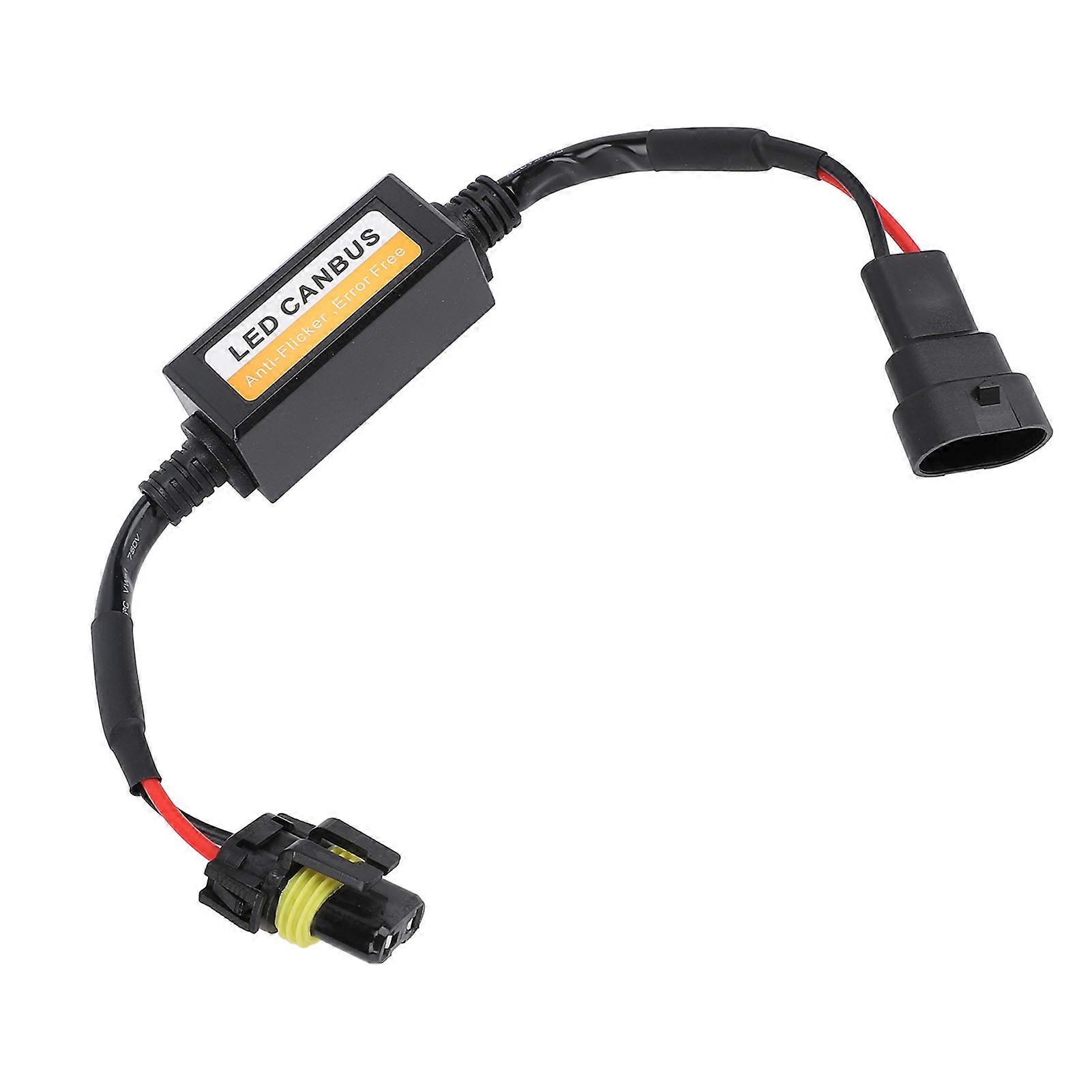 2PCS Car LED Headlight Canbus Decoder Anti Flickering Harness LED Light Warning Error Fault Resistor for 9005 9006 9012 