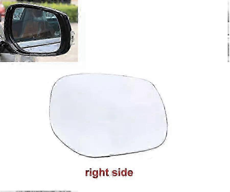 インフィニティ QX30 Q60 (2017-2022) & Q70L (2015-2022) 用交換用加熱バックミラーレンズ - 反射ガラスレンズセット