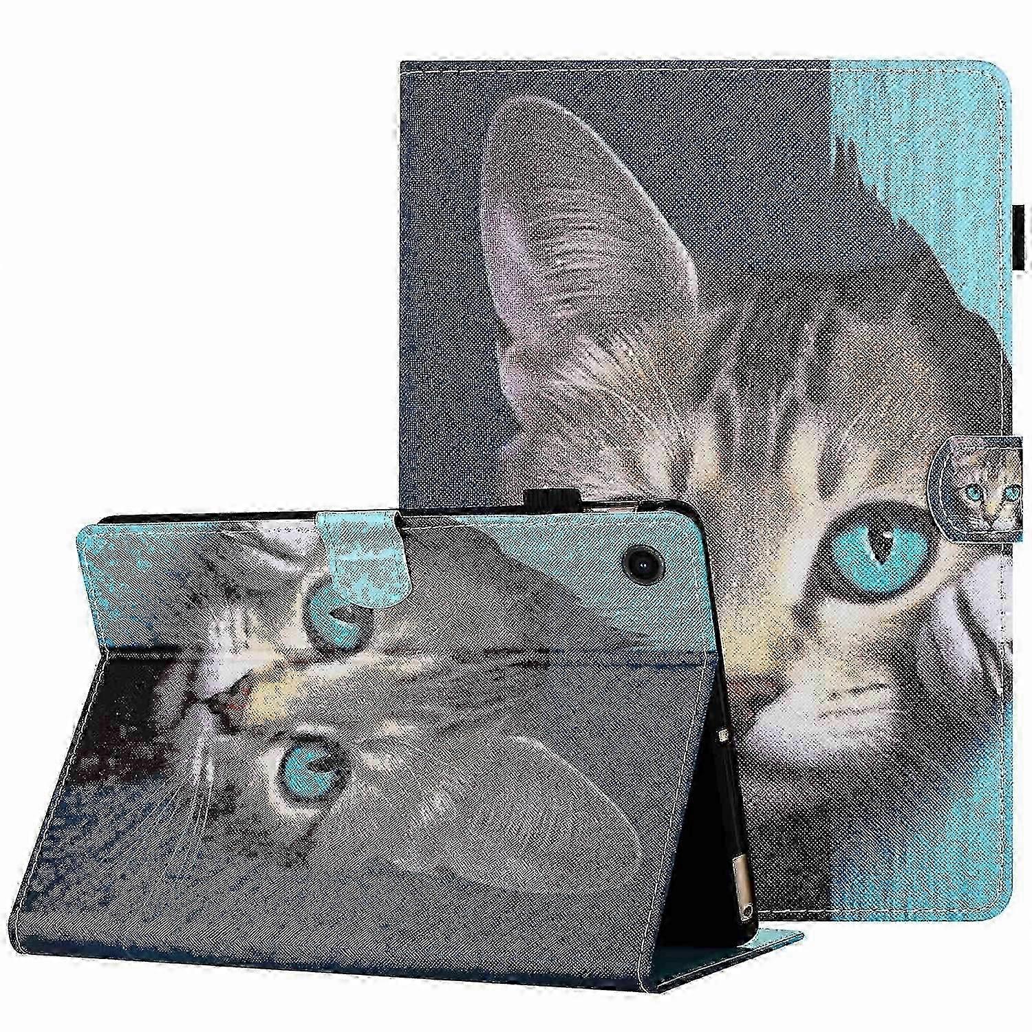 Painted Pattern Stitching Leather Tablet Case For Huawei MatePad T 10s / T 10