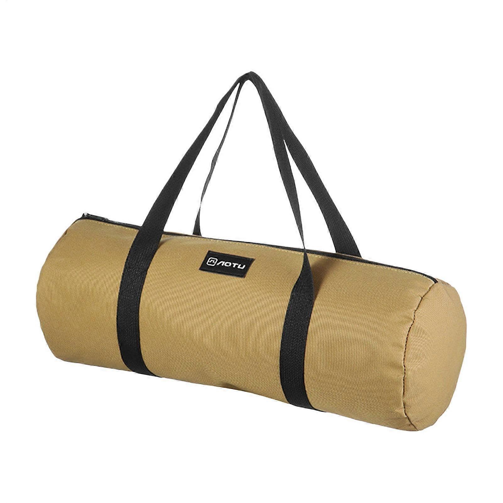 Bag for Tent Pegs 41 x 15 x 15 cm 900D Oxford Fabric Canvas Double Layer Round Drum Nail Bag Elastic Large Capacity