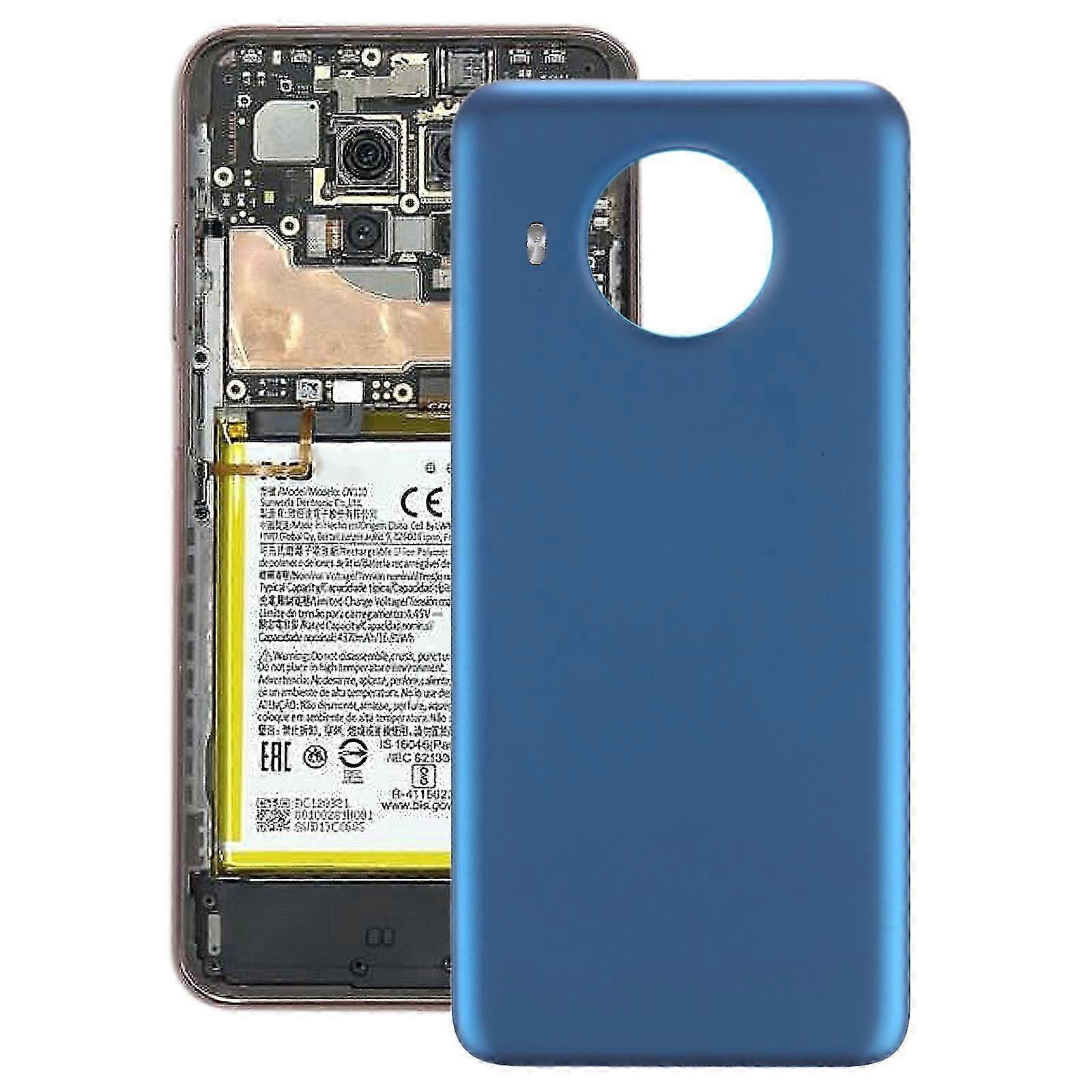 COMPATIBLE Battery Back Cover for Nokia X20 TA-1341 TA-1344(Blue)