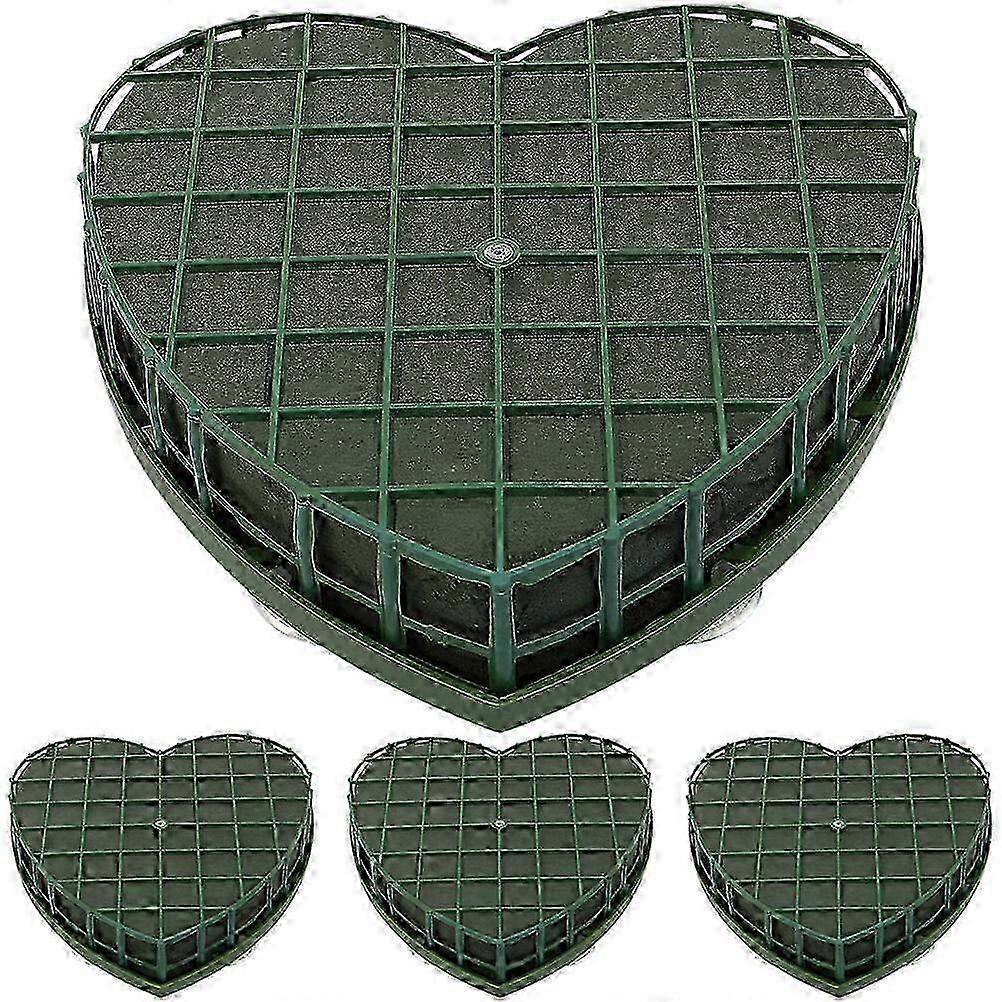 4pcs Suction Cup Artificial Flower Foam Blocks for Floral Arrangements and Mud Insertion