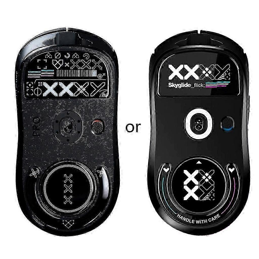 1set For Logitech Gpw Gpx Glass Mouse Skates Mice Kit Curved Edges Mouse Feet