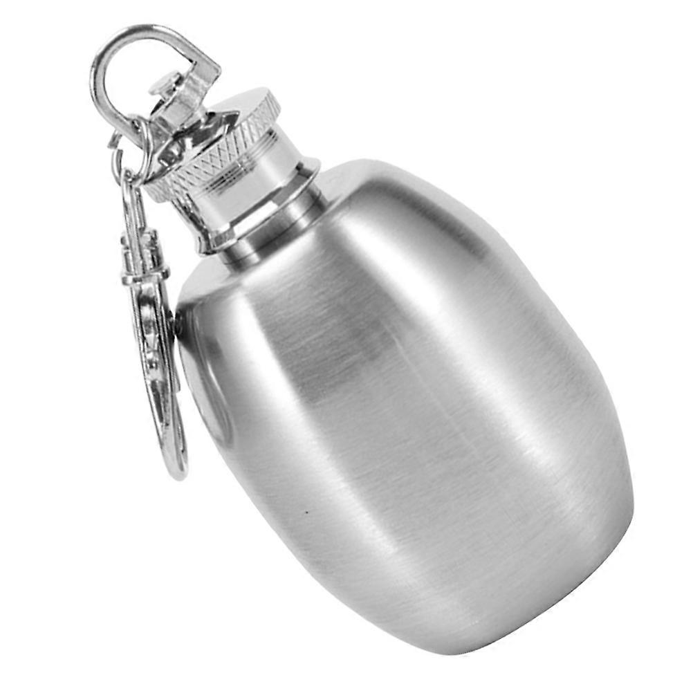 Portable Flask with Keyring for Camping Pocket Flask 1oz