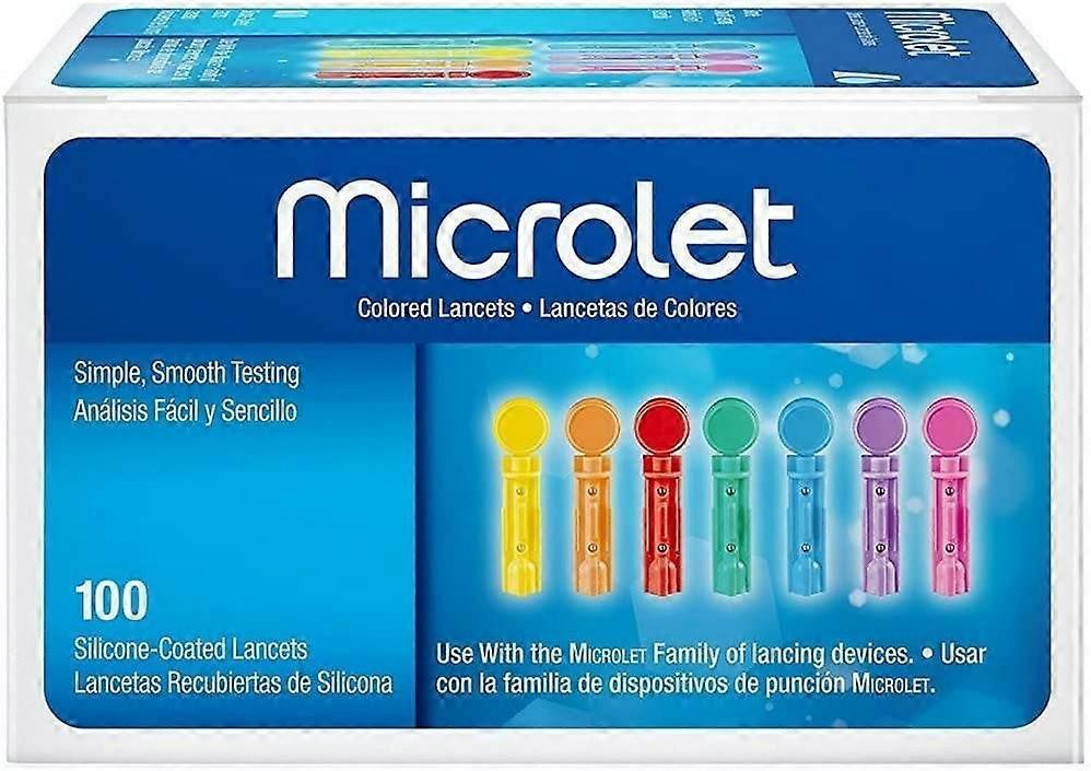 Bayer Microlet barevné lancety, 100 ks