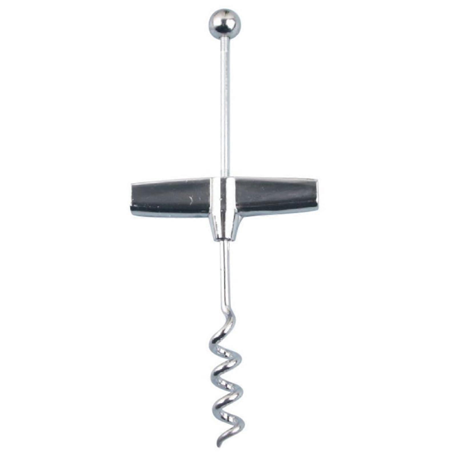 Can Opener Manual Bottle Opener Corkscrew Shaped Stainless Steel Portable Multi Tool For Camping And Parties