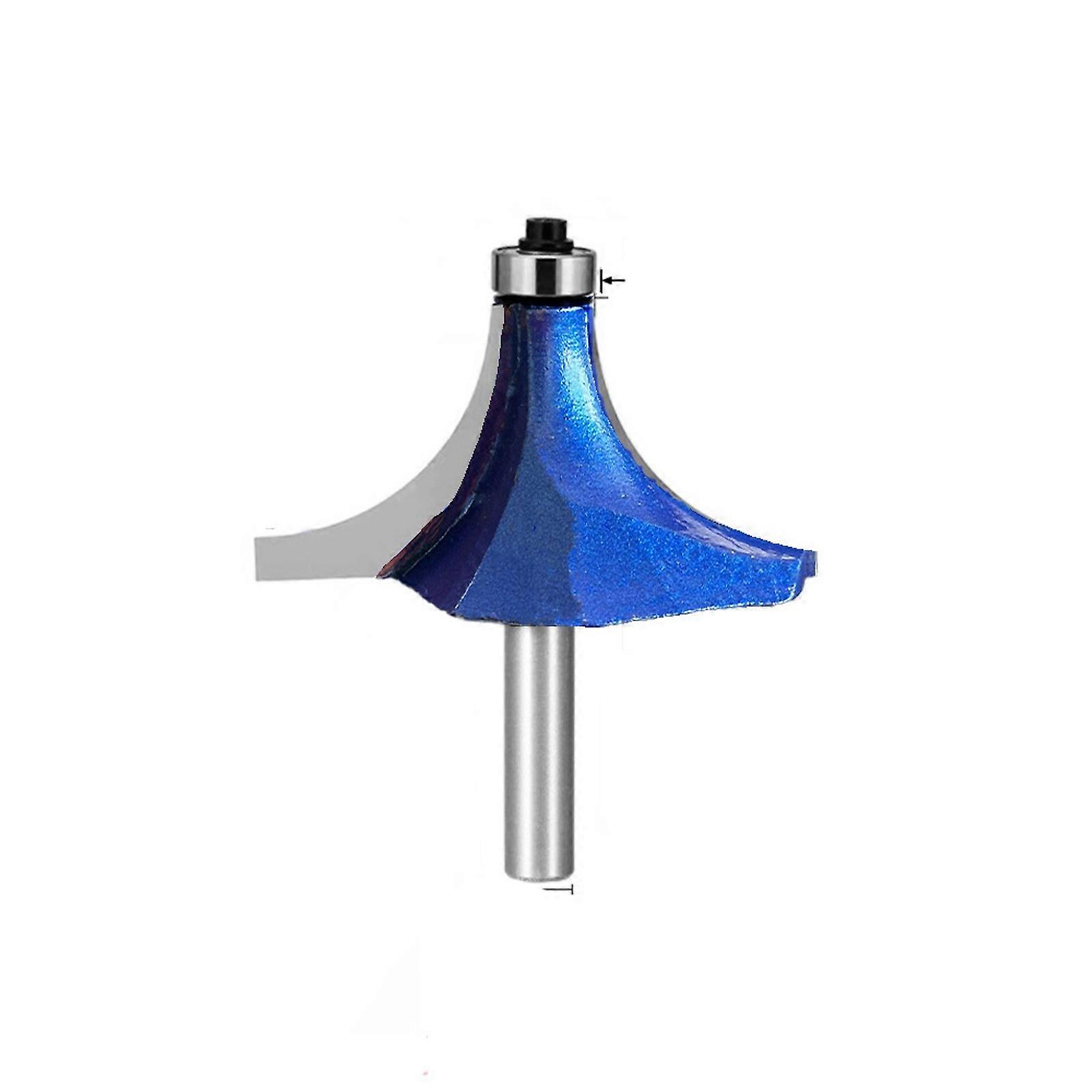 8mm Shank Corner Round Bit Woodworking Flush Trim Router Bit Bearing Wood Milling Cutter for Woodworking Crafting Multicolor
