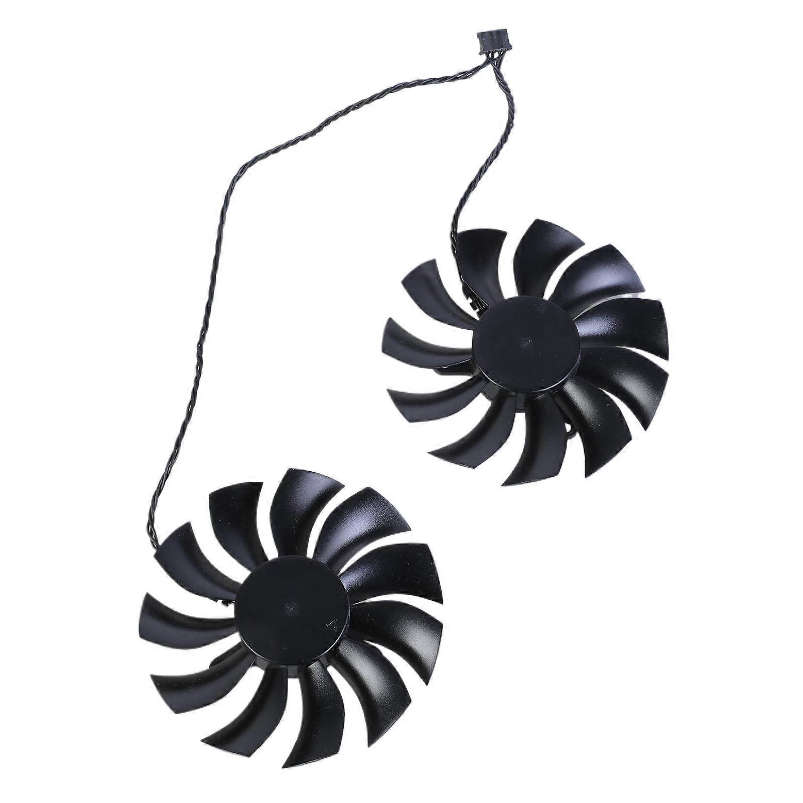 Quiet Operating Graphics Card Fan 4Pin For GTX1070 1060 GTX1060 GTX1070 Desktop PC Video Card Cooling PLA09215B12H Multicolor