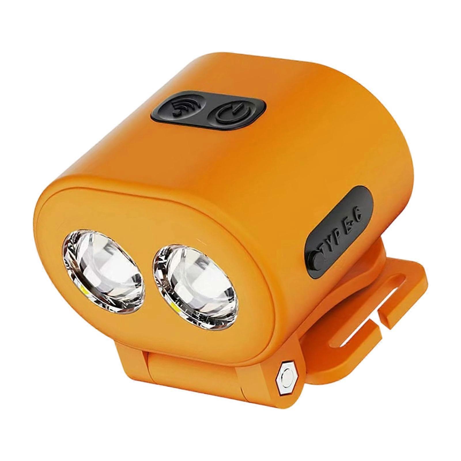 Rechargeable Headlamp LED Camping Light Magnetic Attachment Portable Torch Lamp For Outdoor Climbing Emergency Multicolor