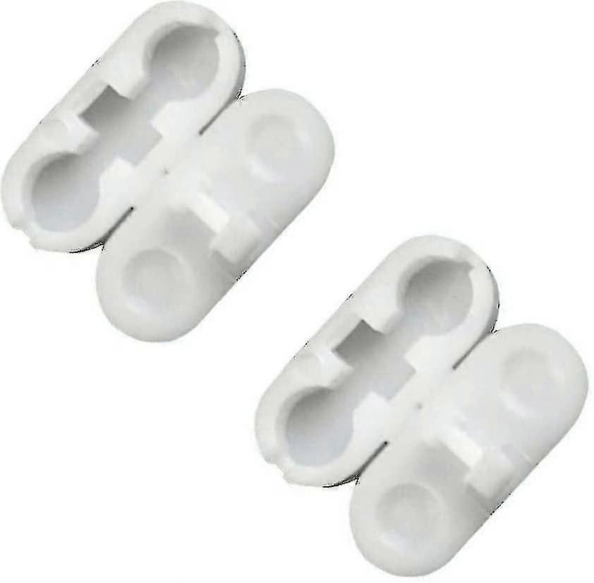 Replacement Vertical Roman Roller Blind Ball Chain Cord Connector Clips (white) (10pcs