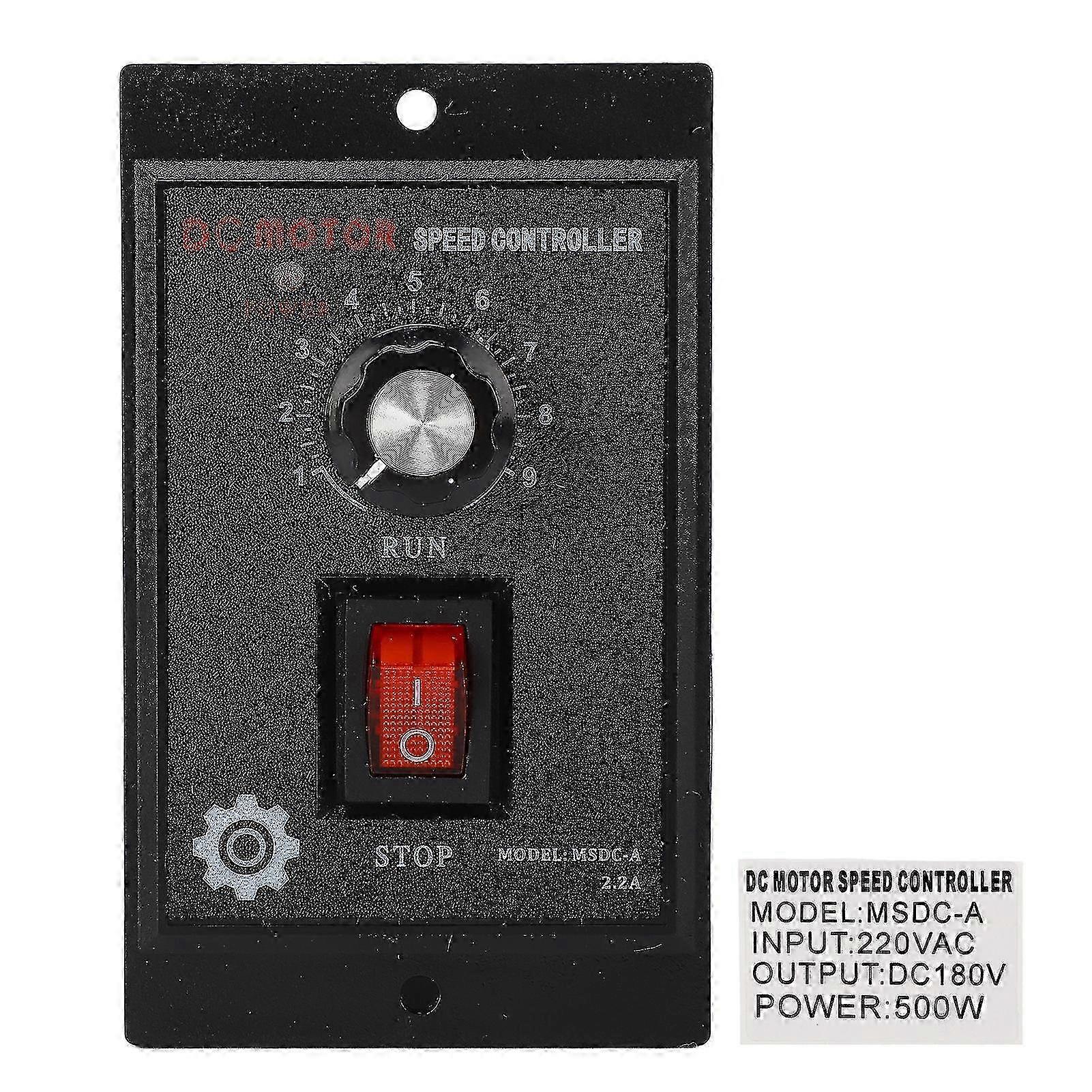 DC Motor Speed Controller Input 220VAC Output 180VDC Forward Reverse Electric Motor Speed Regulator