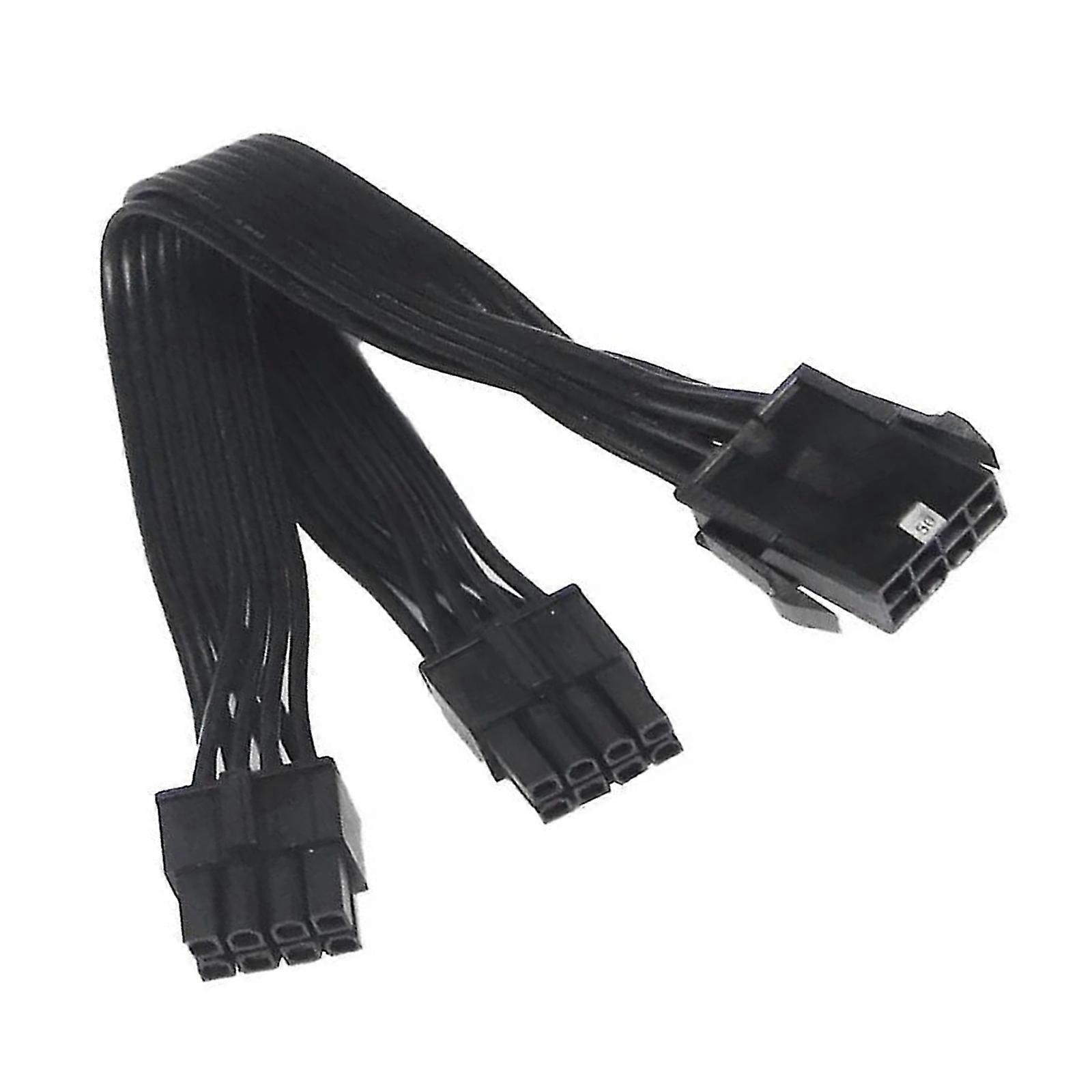 Cablu adaptor de extensie Splitter CPU de la 8 pini mamă la 4 + 4 mascul pentru placa de bază a computerului, multicolor, de la 8 pini la 4 + 4 pini