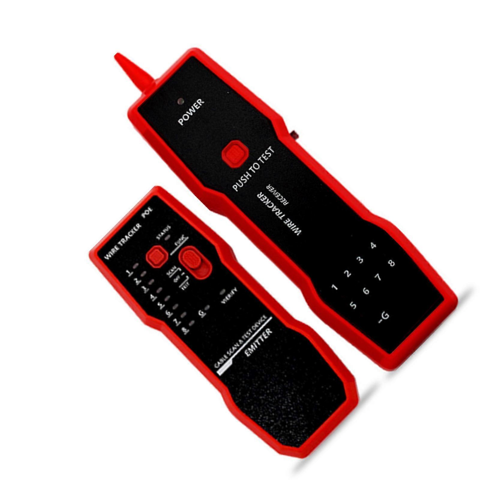 Gigabit POE Wire Trackers Networking Cable Tester Multifunction Wire Trackers Cable Tester For Trackers Scanning POE Multicolor