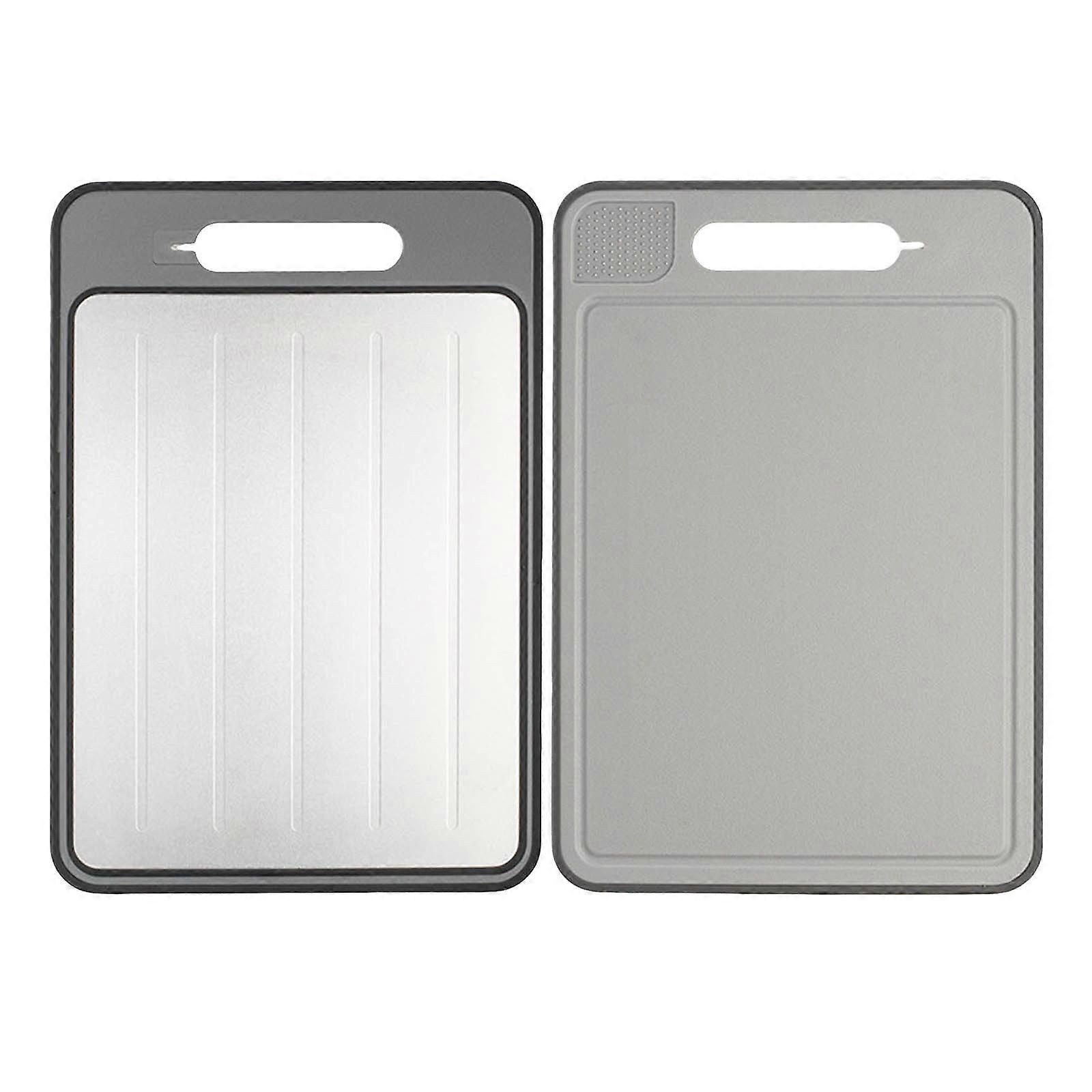 4-in-1 Defrosting Board 14.37X9.84 Inches with Grater, Sharpener, Cutting Board Function – Compatible with Kitchen Use