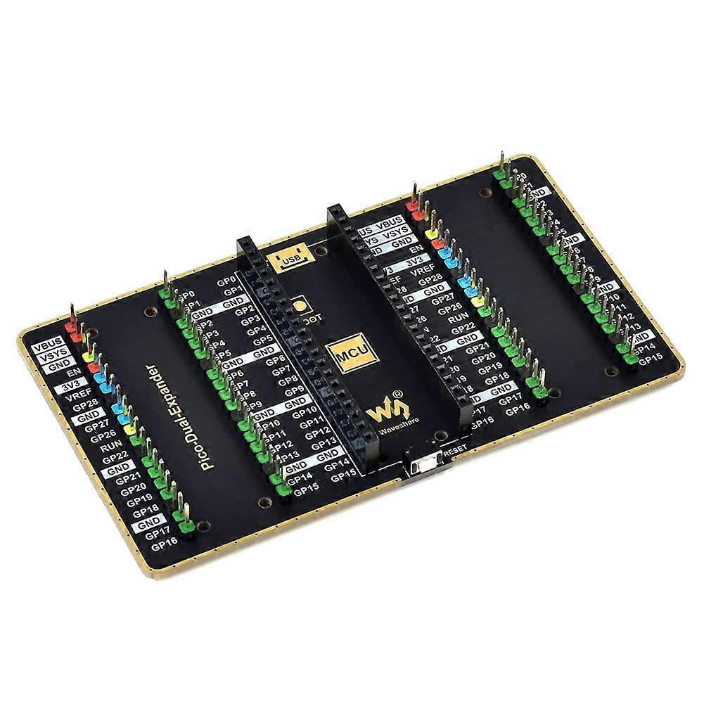 jixopn Dual Expander Module Board for Raspberry Pi PICO Two Sets of Male Headers