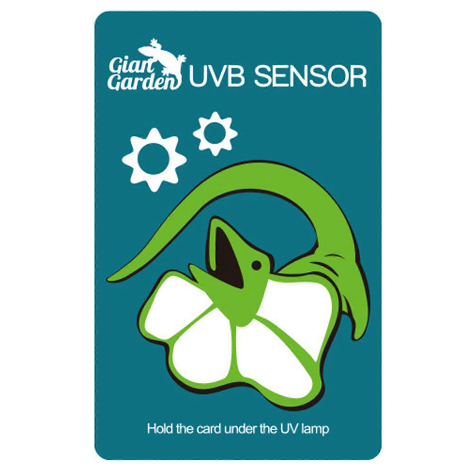 Pet reptile UV light safety checker card Tests both UVB UVC for comprehensive monitoring. Greenhouses UV monitoring.