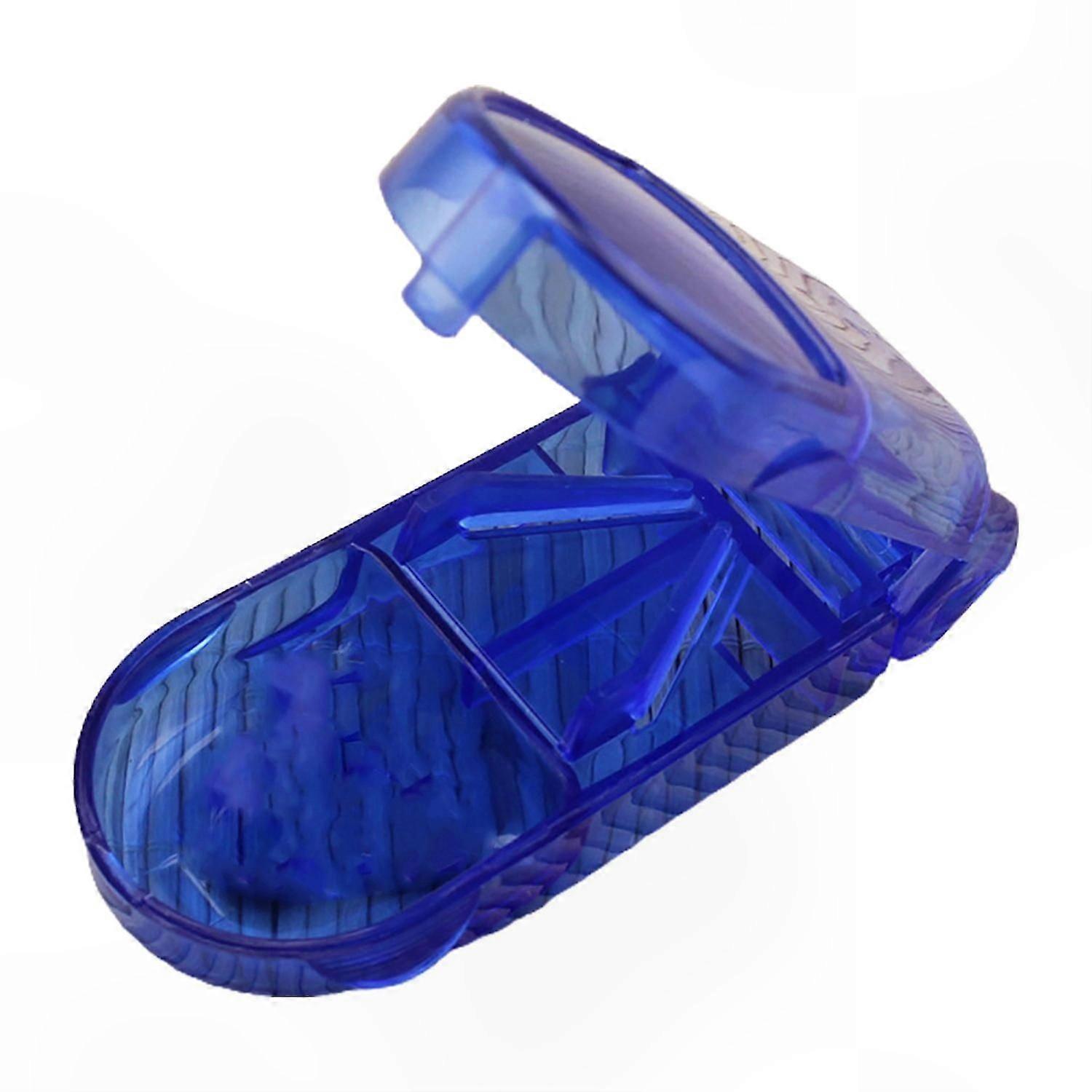 Portable Pill Cutter with Storage Box for Easy Splitting