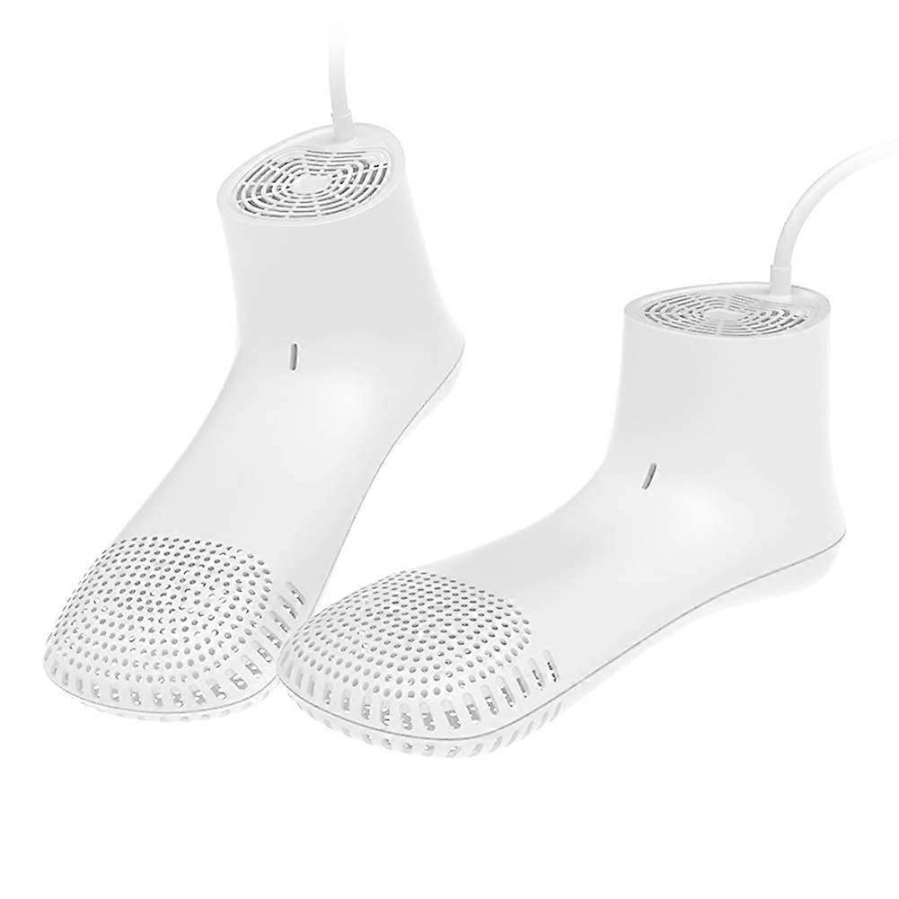 Shoe Dryer with Constant Temperature & Timer, Breathable Quick Drying and Deodorizing Machine for All Footwear, White