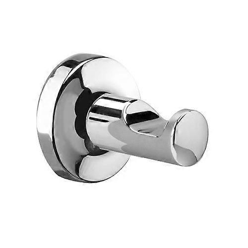 Wall Mounted Single Robe Hook Round Bathroom Towel Holder for Shower & Closet