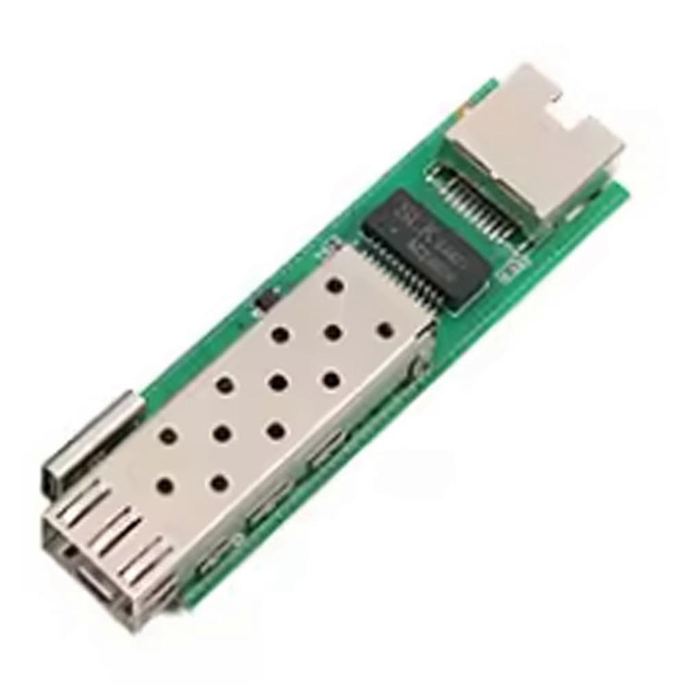 Mini RPOE 1.25G Media Converter SFP Transceiver Module 5V DC Type-C Input 1 SFP Slot 1 RJ45 Ethernet SFP Fiber Switch,A